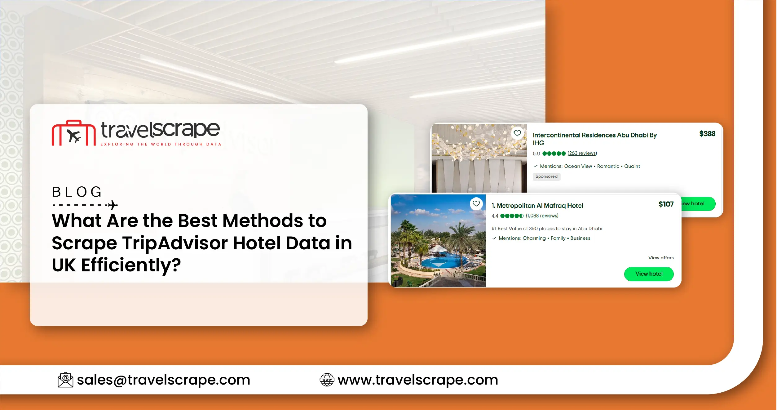 What Are the Best Methods to Scrape TripAdvisor Hotel Data in UK Efficiently